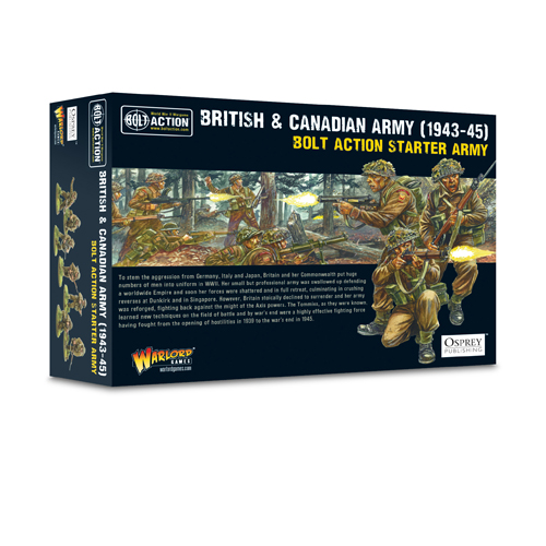 Фигурки Bolt Action: British & Canadian Army (1943-45) Starter Army Warlord Games