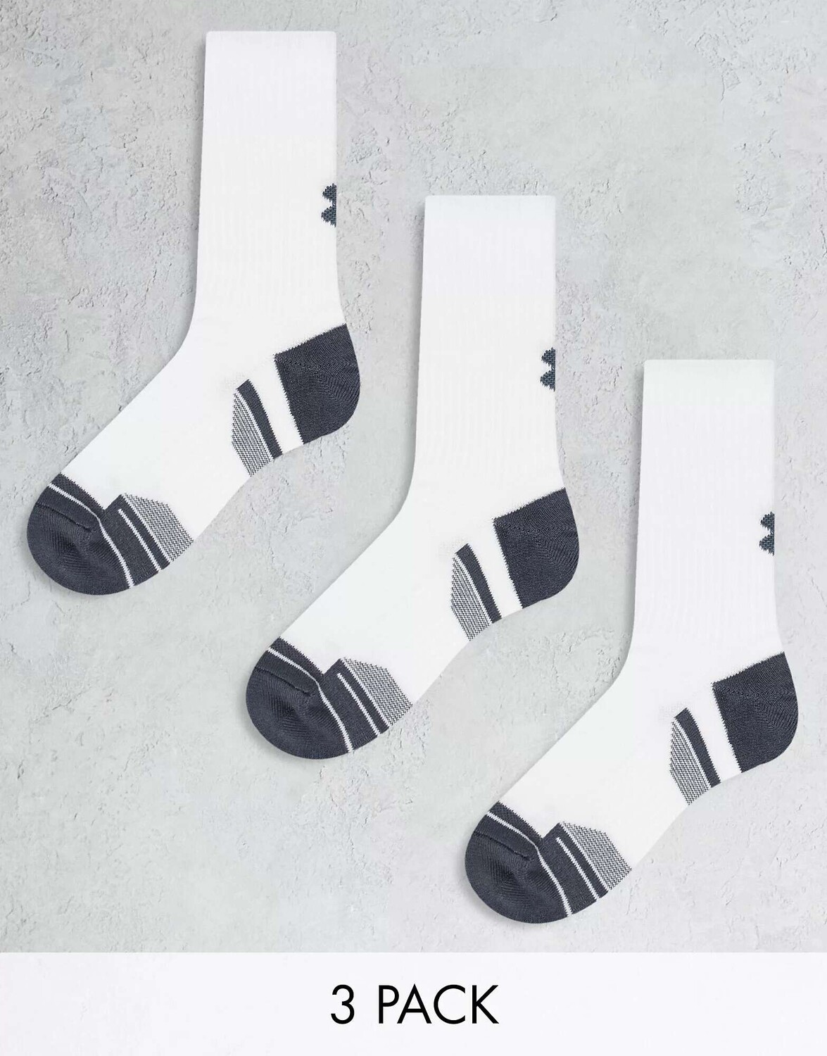 

Три пары белых носков Under Armour Performance