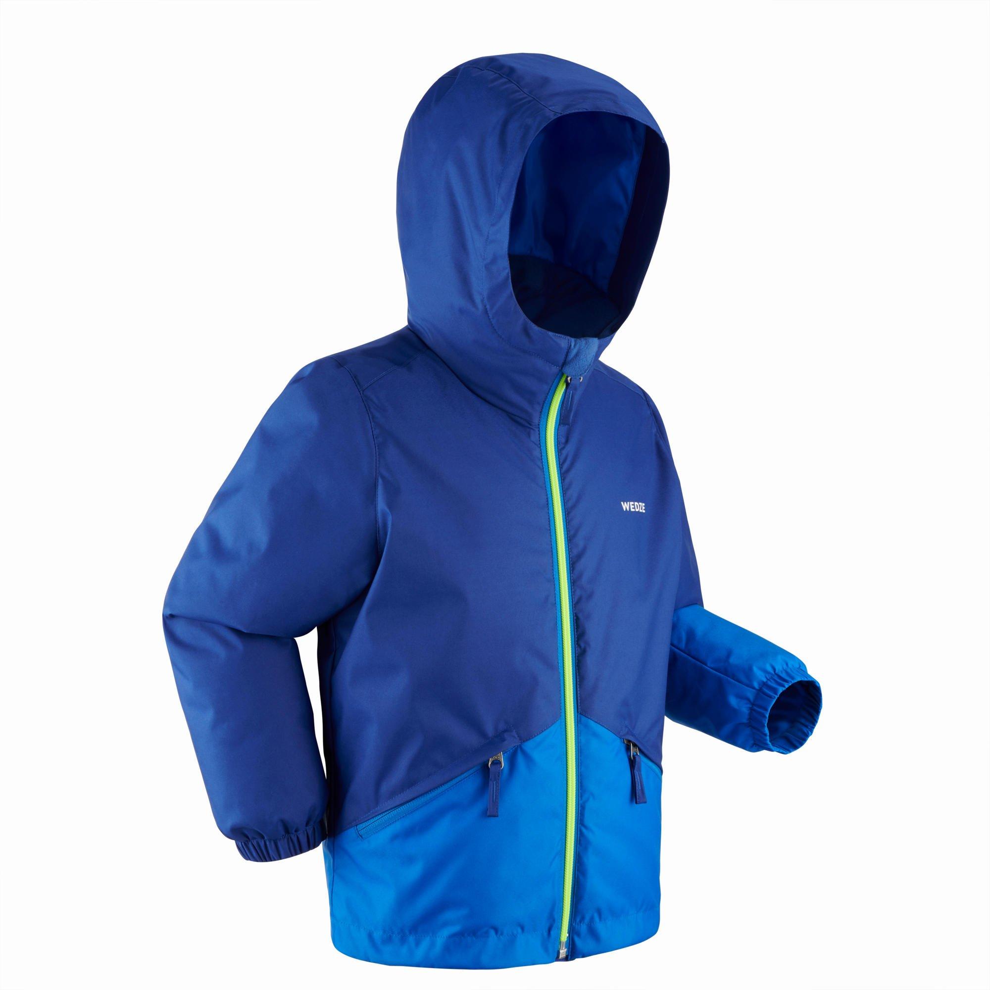 Теплая и водонепроницаемая лыжная куртка Decathlon – 100 Wedze, синий чехол для маски decathlon wedze b 100 серый