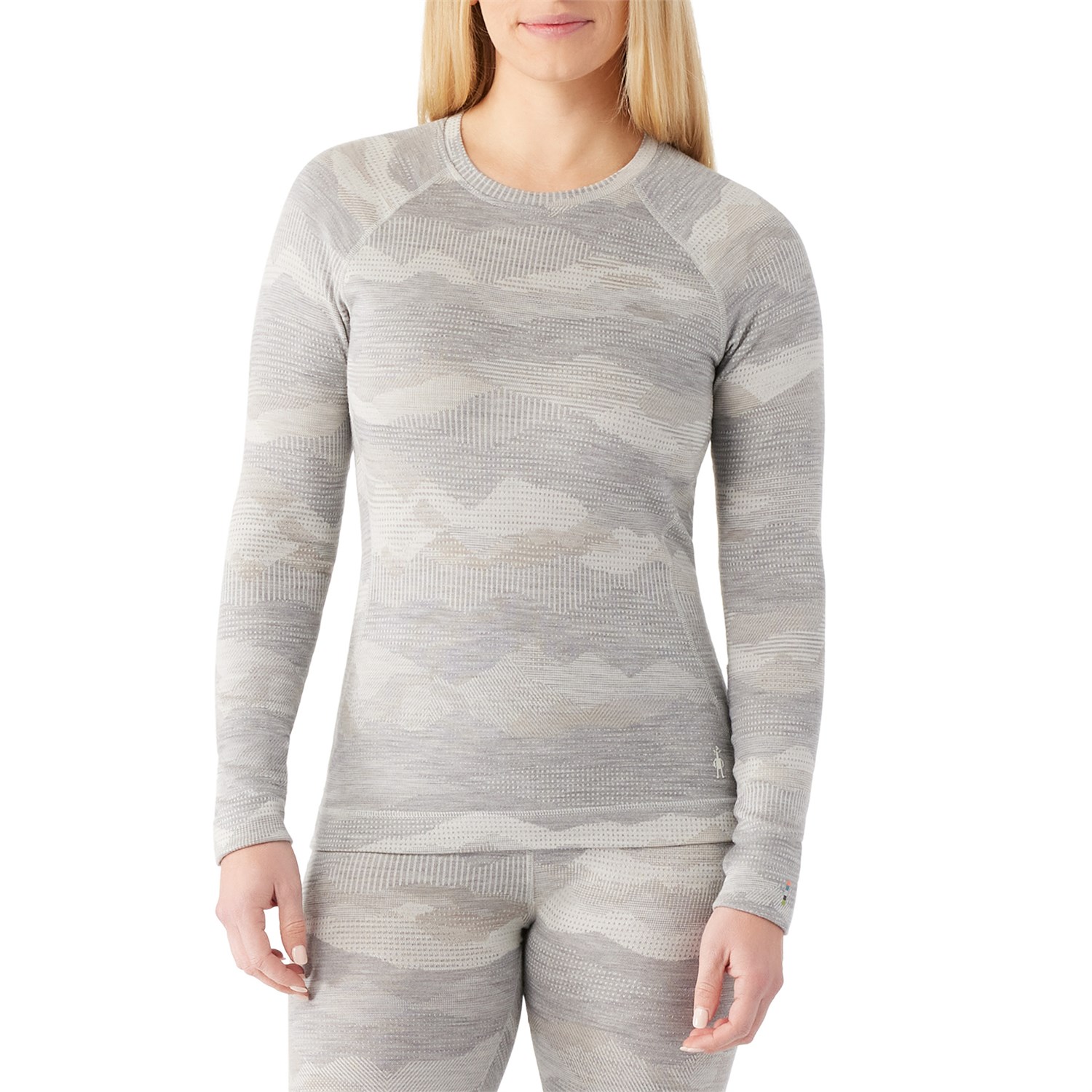 

Утпленный топ Smartwool Classic Thermal Merino Base Layer, серый