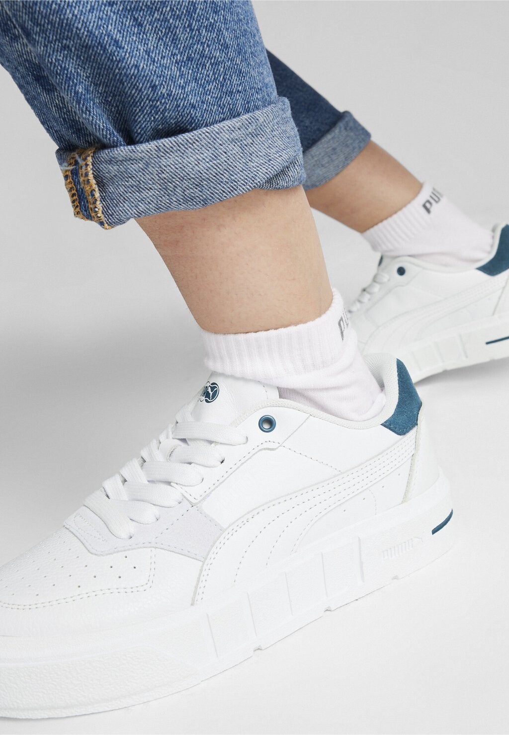 

Низкие кроссовки Cali Court Match Puma, цвет white ocean tropic