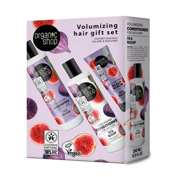 

Восстанавливающее лечение волос Volumizing Hair Gift Set Organic Shop, 1 UD