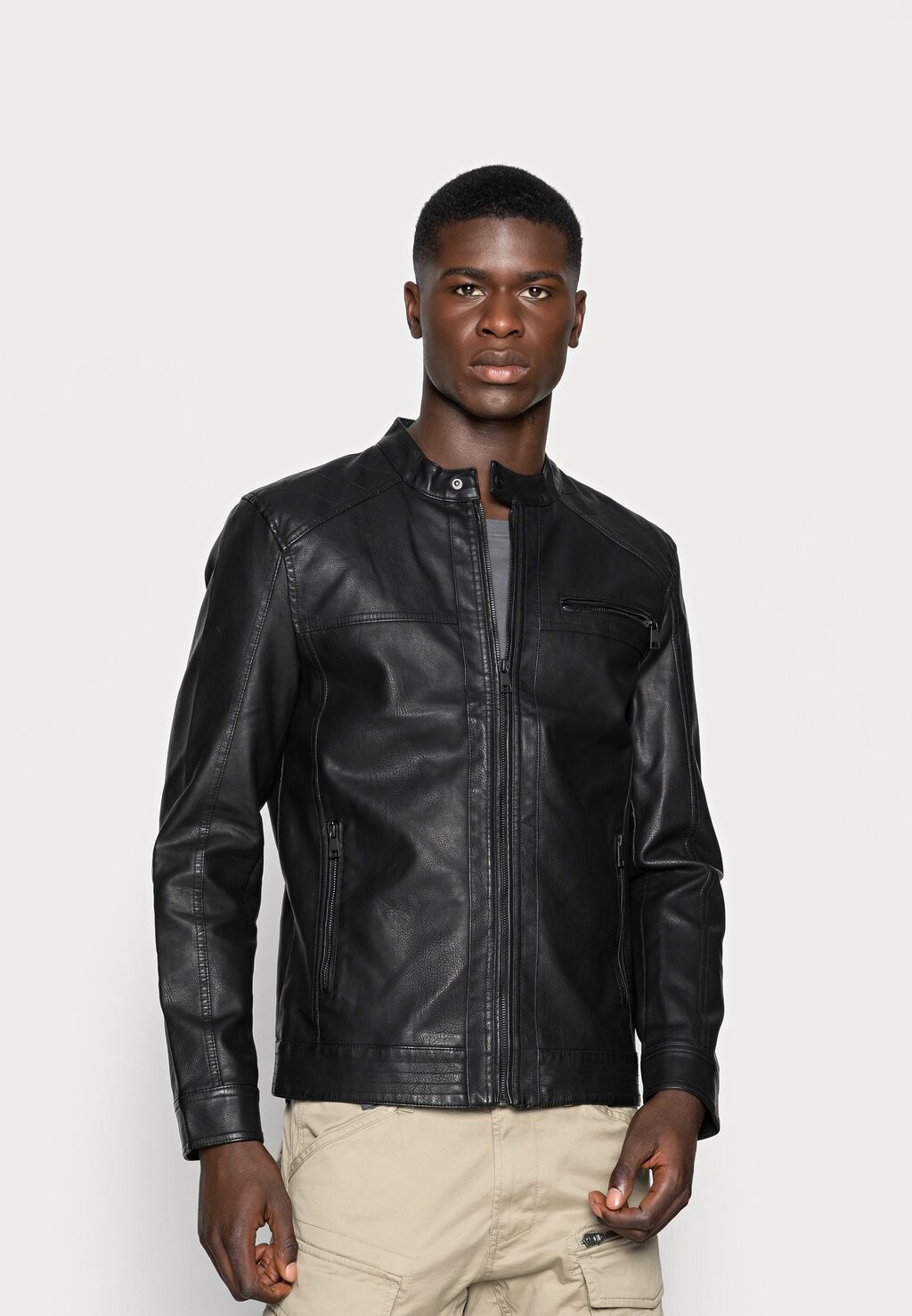

Куртка из искусственной кожи Only & Sons, Черный, Куртка из искусственной кожи Only & Sons