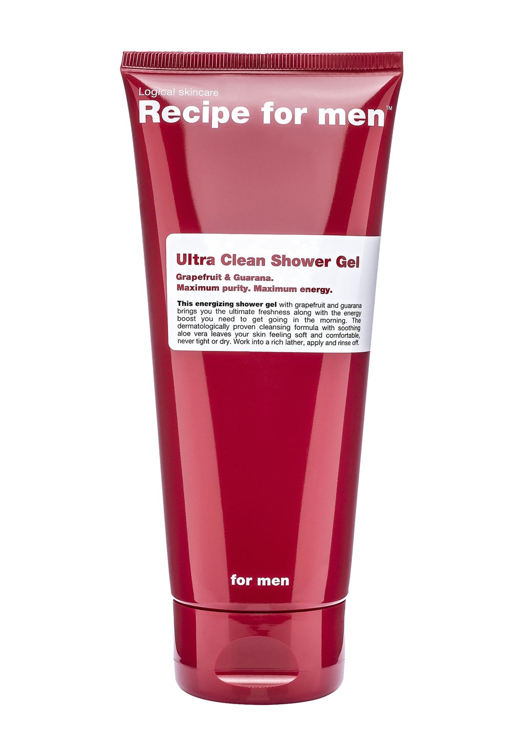 Гель для душа ULTRA CLEAN SHOWER GEL 200ML Recipe For Men recipe ultra clean shower gel гель тонизирующий для душа 200 мл