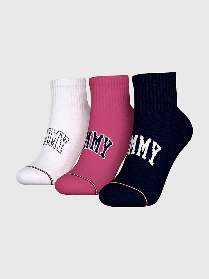 

Детские носки на четверть, 3 шт. Tommy Hilfiger