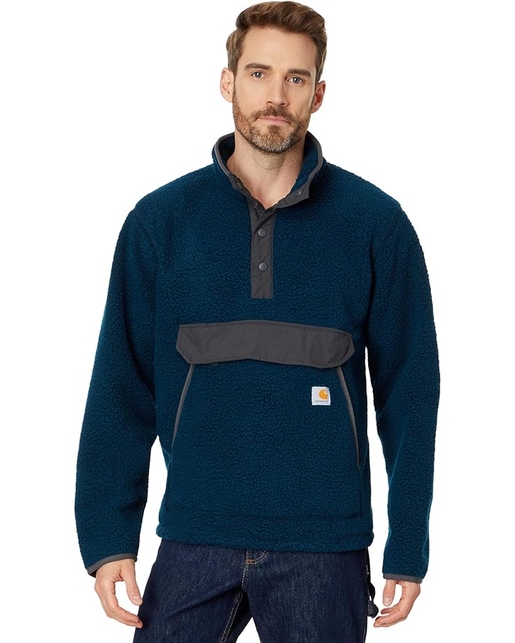 

Пуловер Carhartt Relaxed Fit Fleece Pullover, цвет Night Blue Heather