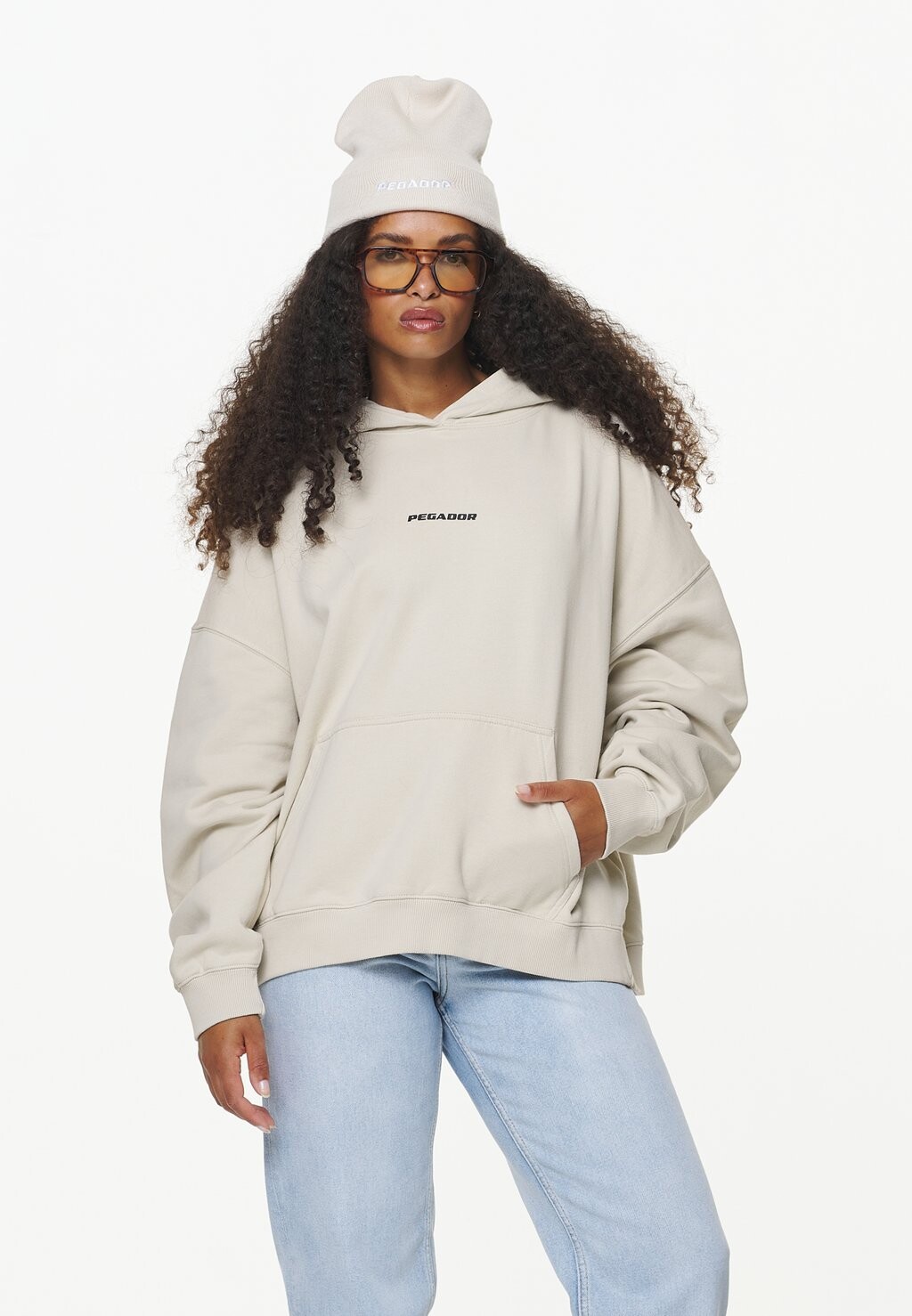 

Толстовка Pegador ХУДИ DOROTHY OVERSIZED, цвет vintage washed bone white