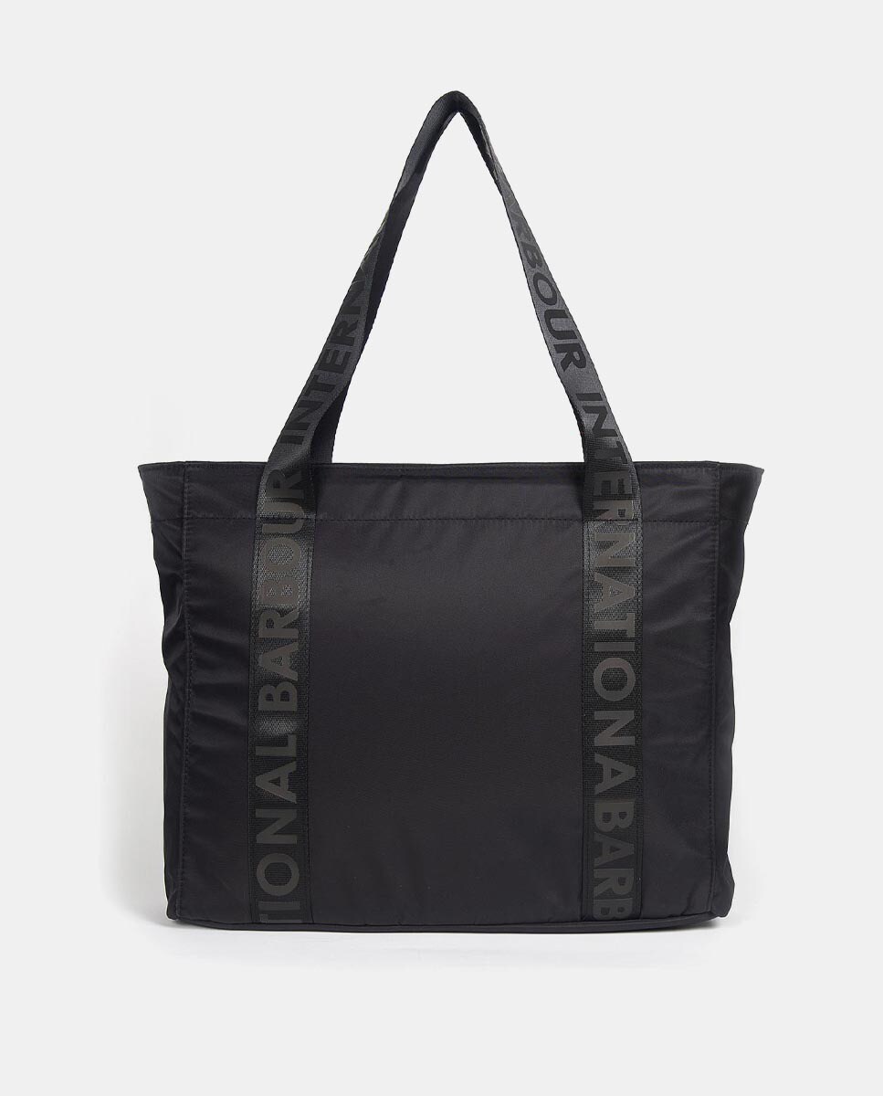 Черная однотонная сумка через плечо Barbour, черный fiwiuu холщовая сумка тоут наплечная сумка с буквенным принтом сумка тоут сумка кошелек с молнией повседневная сумка через плечо
