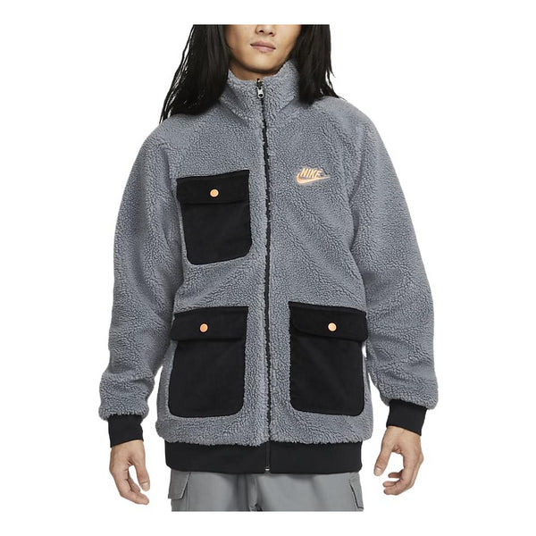 цена Куртка Nike Sportswear Full-Zip Reversible Jacket 'Grey', серый