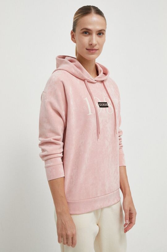 

Фуфайка Guess, розовый