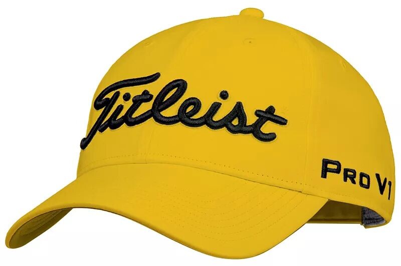 

Мужская кепка для гольфа Titleist Tour Performance 2020, желтый/черный