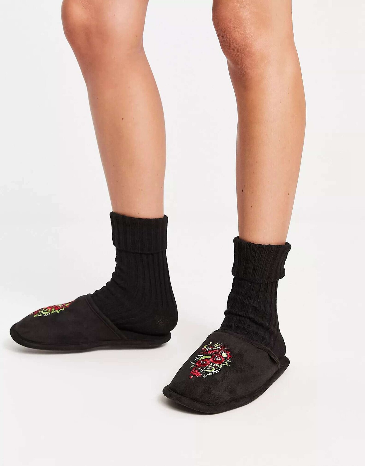 

Черные слипоны-мулы Ed Hardy Bianca