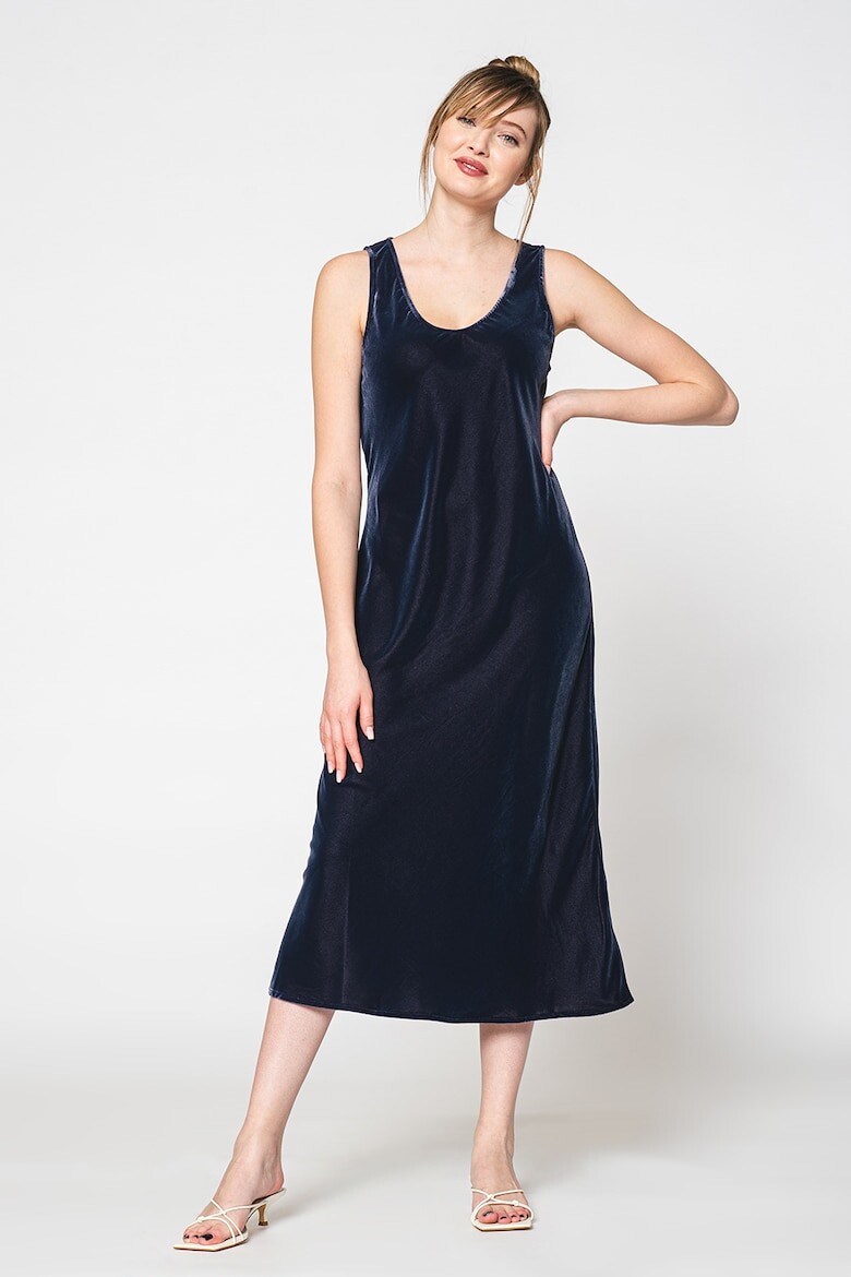 

Платье с овальным вырезом Gap, синий