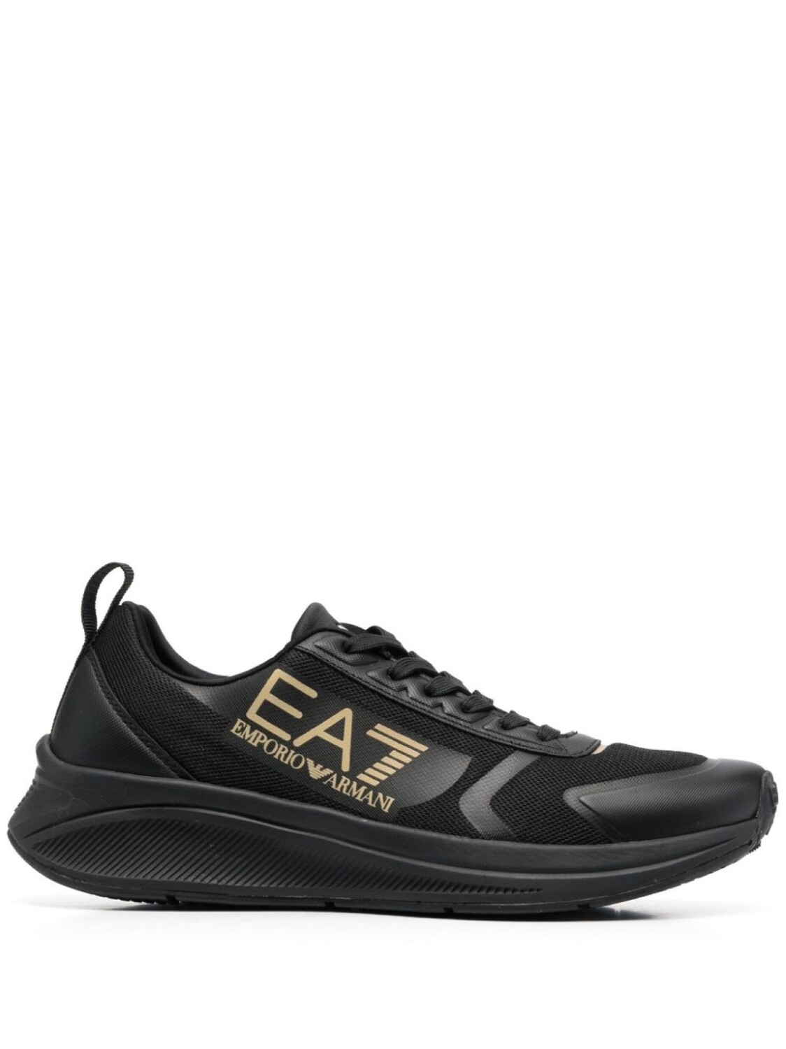 

Ea7 Emporio Armani кроссовки с нашивкой-логотипом, черный, Серый