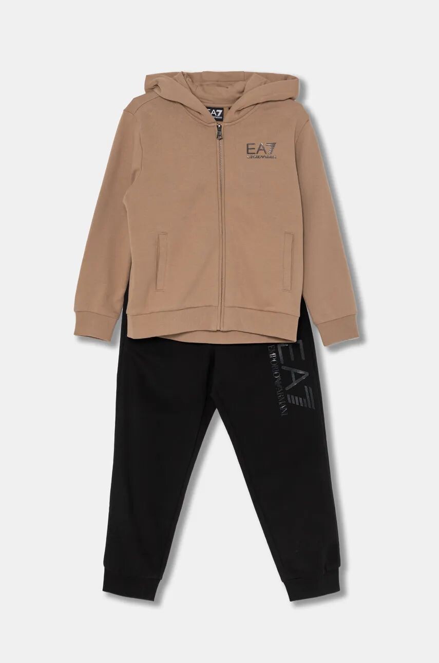 

Спортивный костюм EA7 Emporio Armani детский, коричневый
