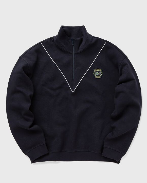 

Толстовка Lacoste Loose Fit Zip Neck Piqué Sweatshirt, цвет abysm