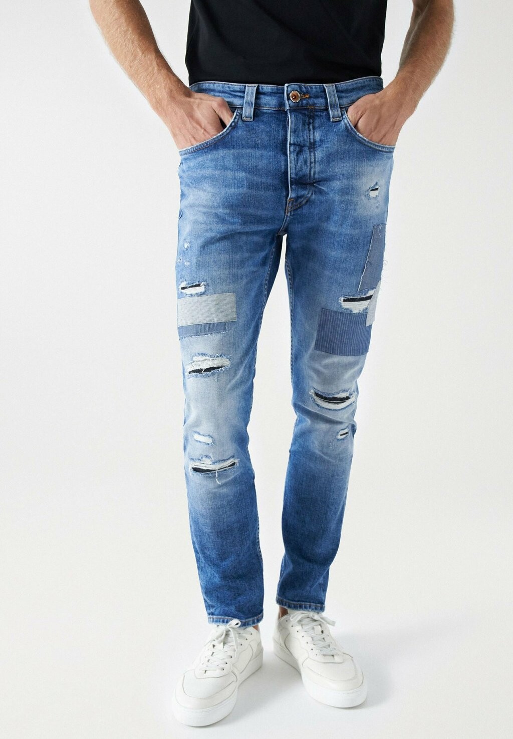 Джинсы узкого кроя Salsa Jeans, синий