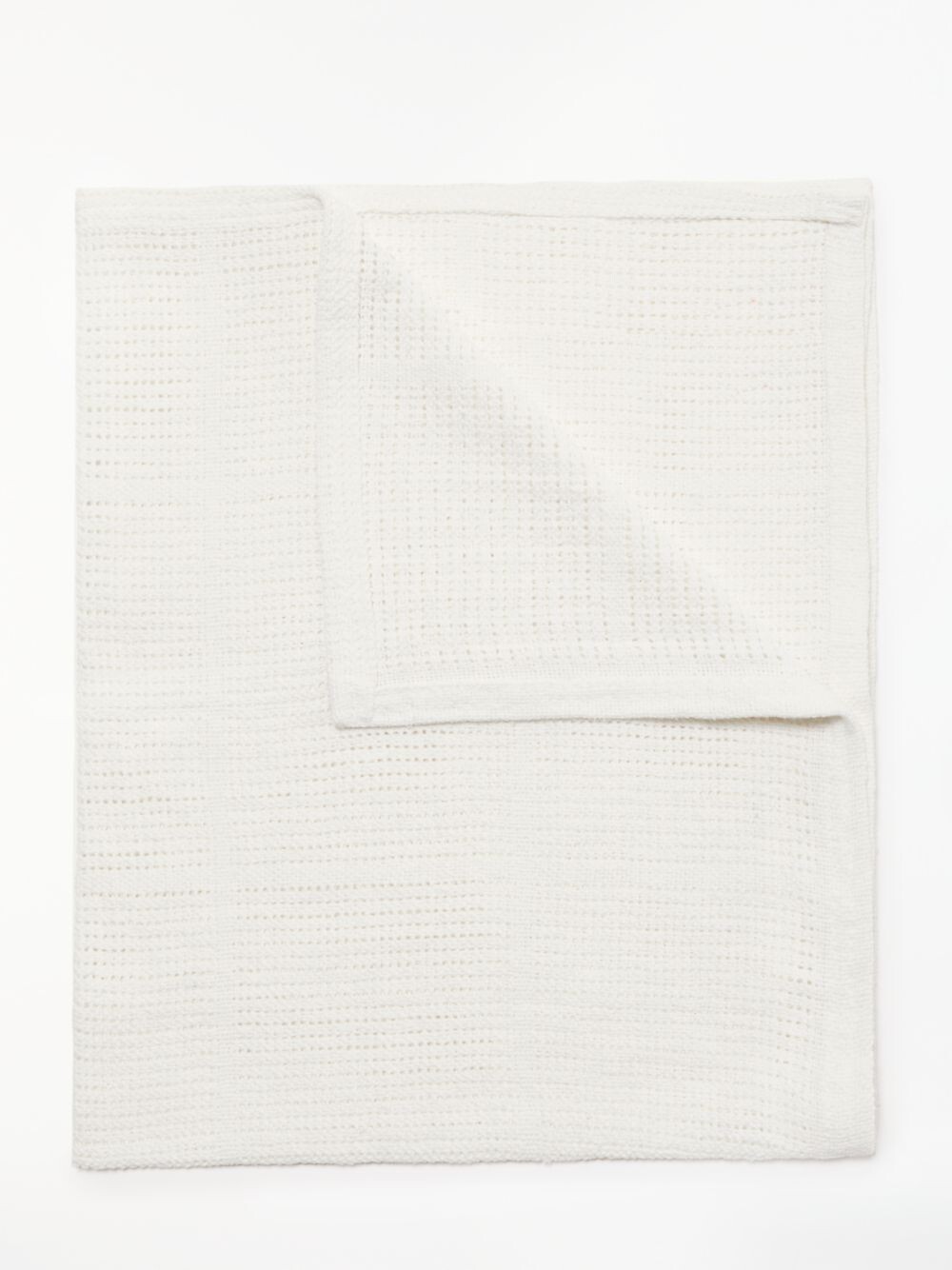 

Одеяло для кроватки/кроватки John Lewis, 160 x 130 см, упаковка из 2 шт., белое