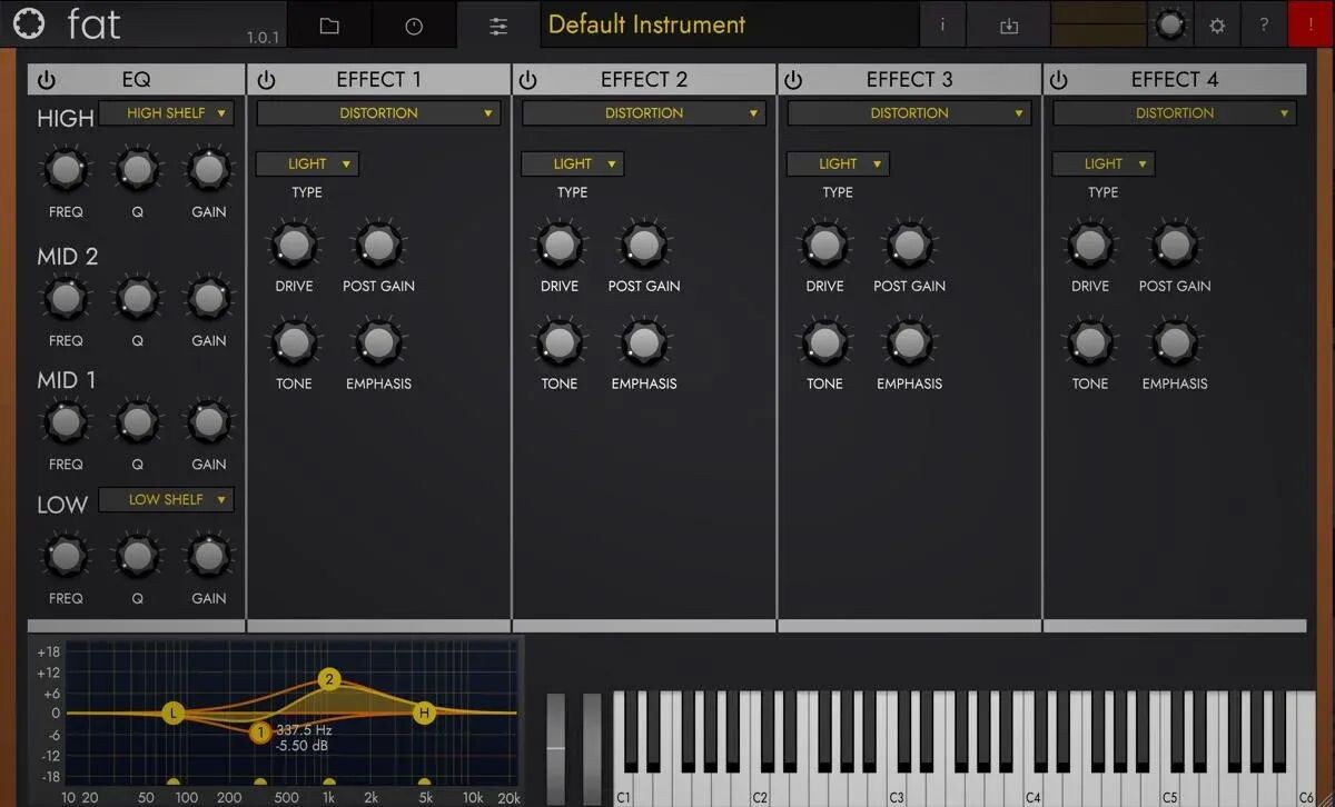 

Виртуальный инструмент Tracktion Retromod FAT