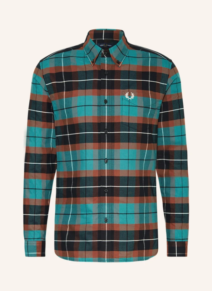 

Рубашка стандартного кроя Fred Perry, зеленый