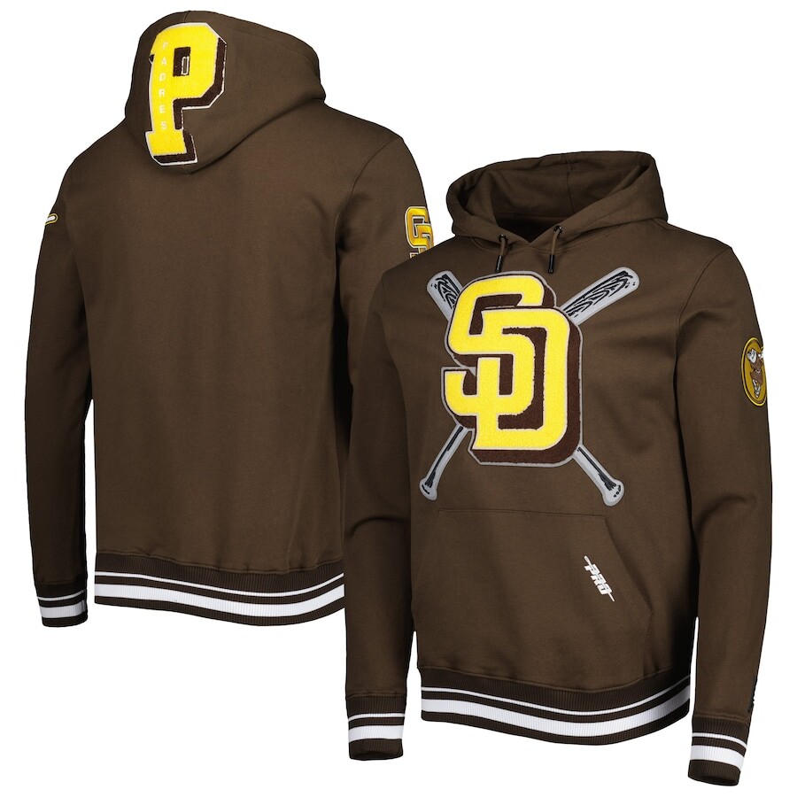 

Пуловер с капюшоном Pro Standard San Diego Padres, коричневый