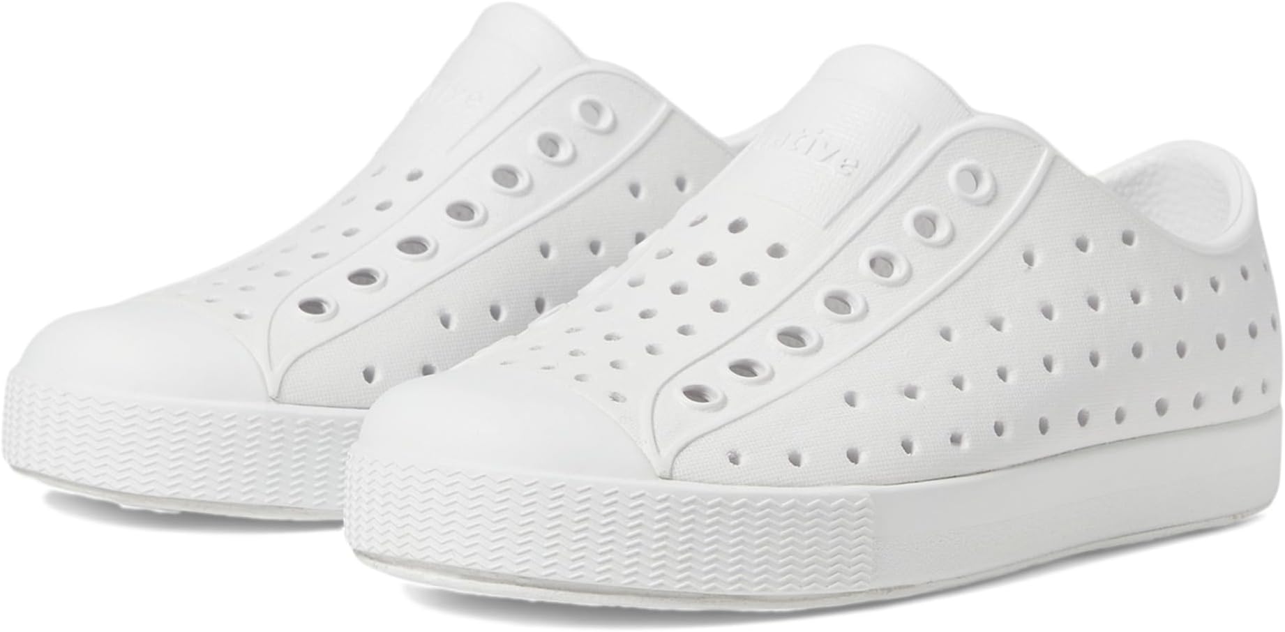 Кроссовки Jefferson Slip-on Sneakers Native Shoes Kids, цвет Shell White/Shell White all match small white shoes female students flat bottom shoes korean casual shoes white shoes new women s shoes