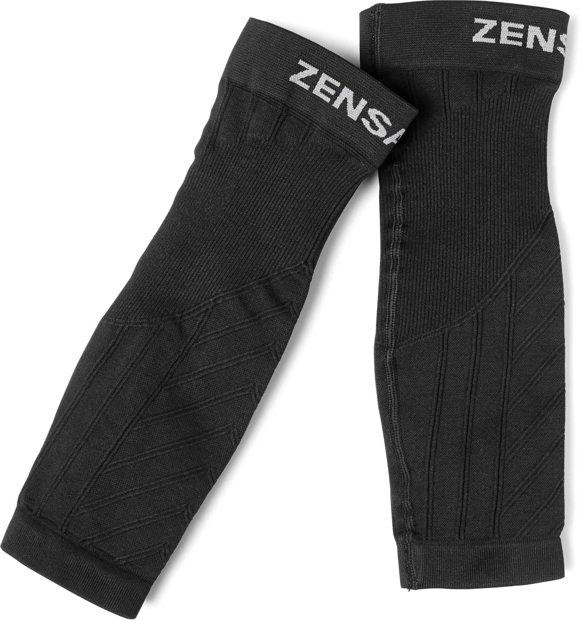 Компрессионные рукава для ног Zensah, черный рукава спортивные компрессионные pictet fino rh41 pink 30391