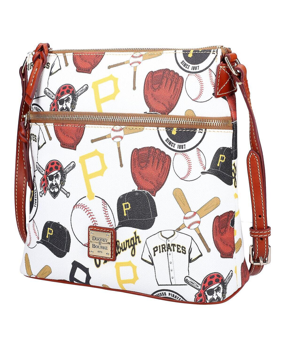 

Женская сумка через плечо Pittsburgh Pirates Gameday Dooney & Bourke, белый