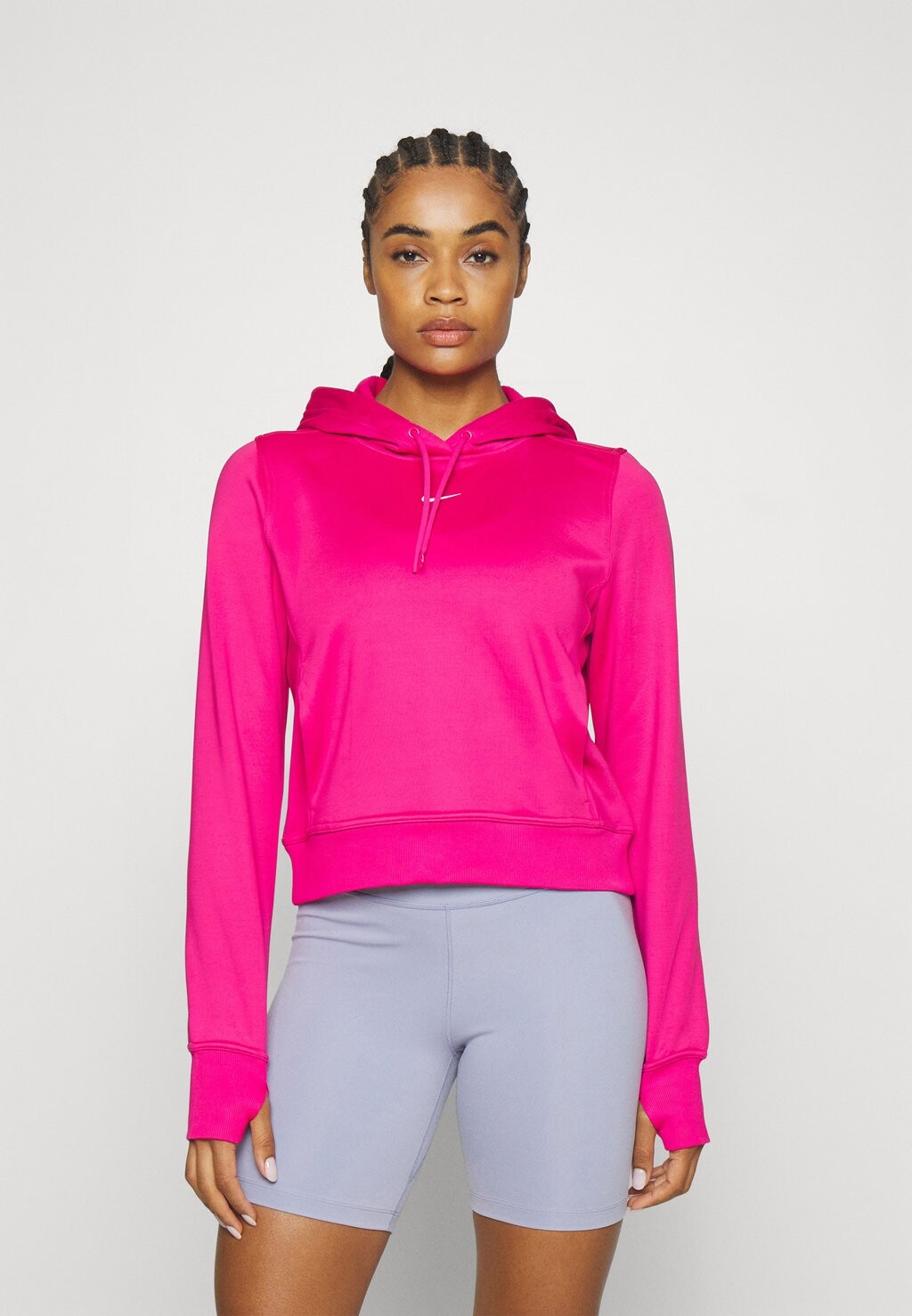 

Толстовка Nike ONE HOODIE, огненная ягода/белый
