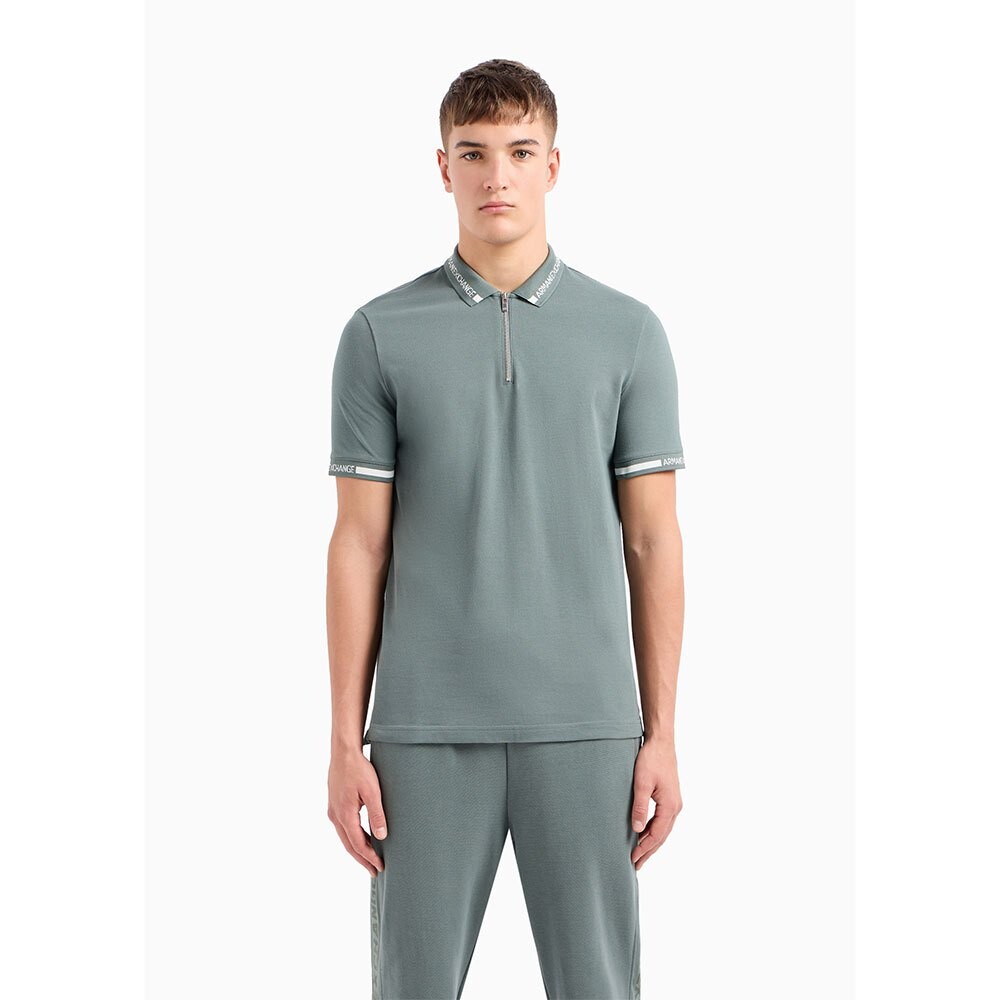 

Поло Armani Exchange 3DZFLH_ZJM5Z, серый