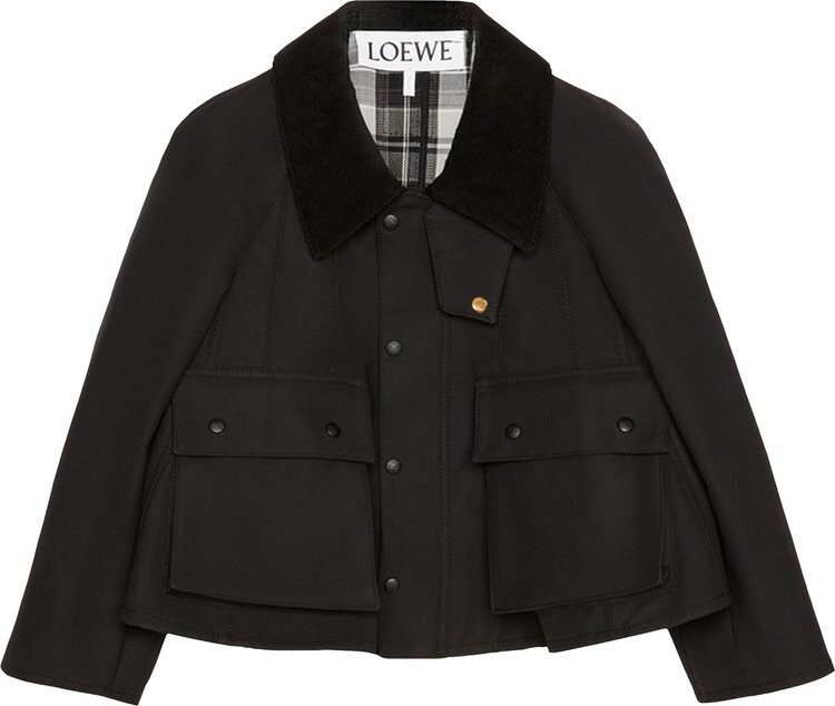 

Куртка Loewe Trapeze 'Black/Grey/White', черный