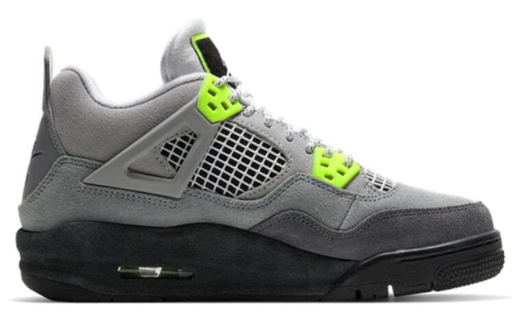 

Кроссовки подростковые Nike Air Jordan 4 Retro SE 95 Neon, серый / зеленый