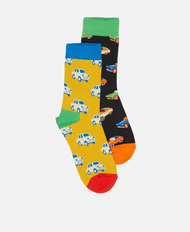 

Носки, упаковка 2 шт. Happy Socks, черный