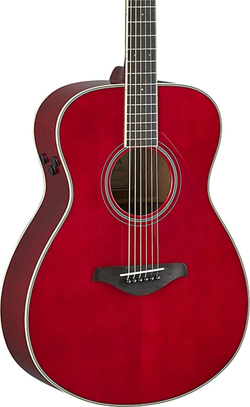 Акустическая гитара Yamaha FS-TA Transacoustic Concert Size Acoustic-Electric Guitar, Ruby Red