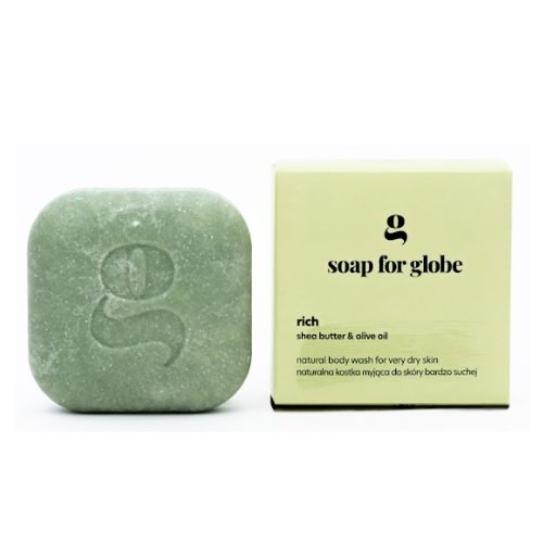 Мыло For Globe, очищающее мыло для сухой кожи, насыщенное, 100г, Soap for globe мыло для сухой кожи врачебное speick 100г