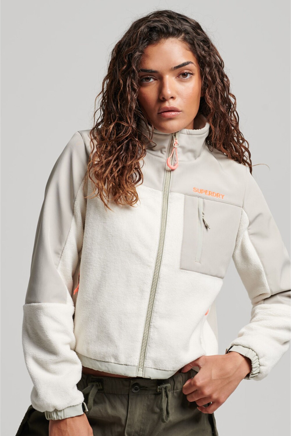 

Треккерская куртка Code Hybrid Superdry, бежевый