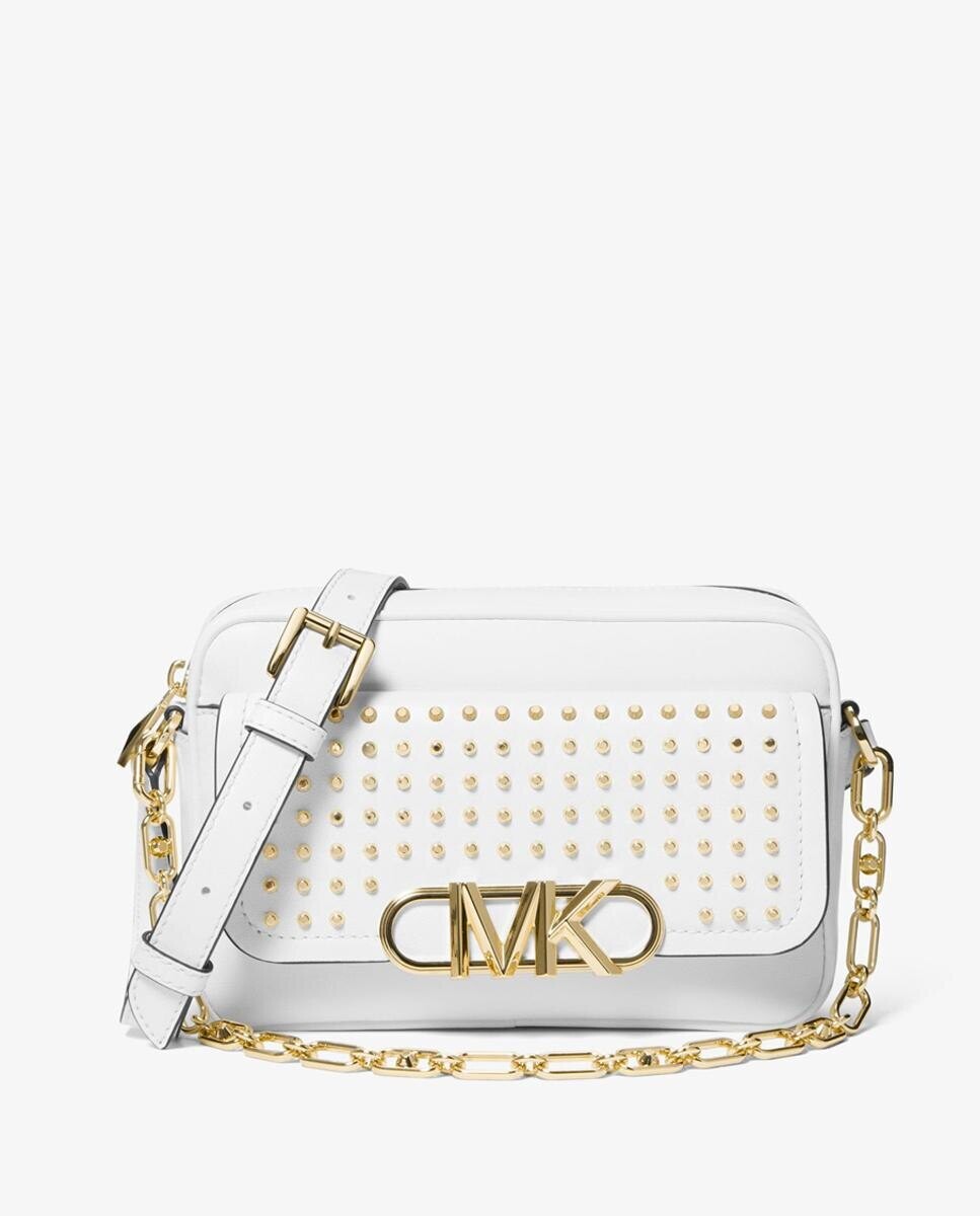 

Parker женская белая кожаная сумка через плечо Michael Michael Kors, белый