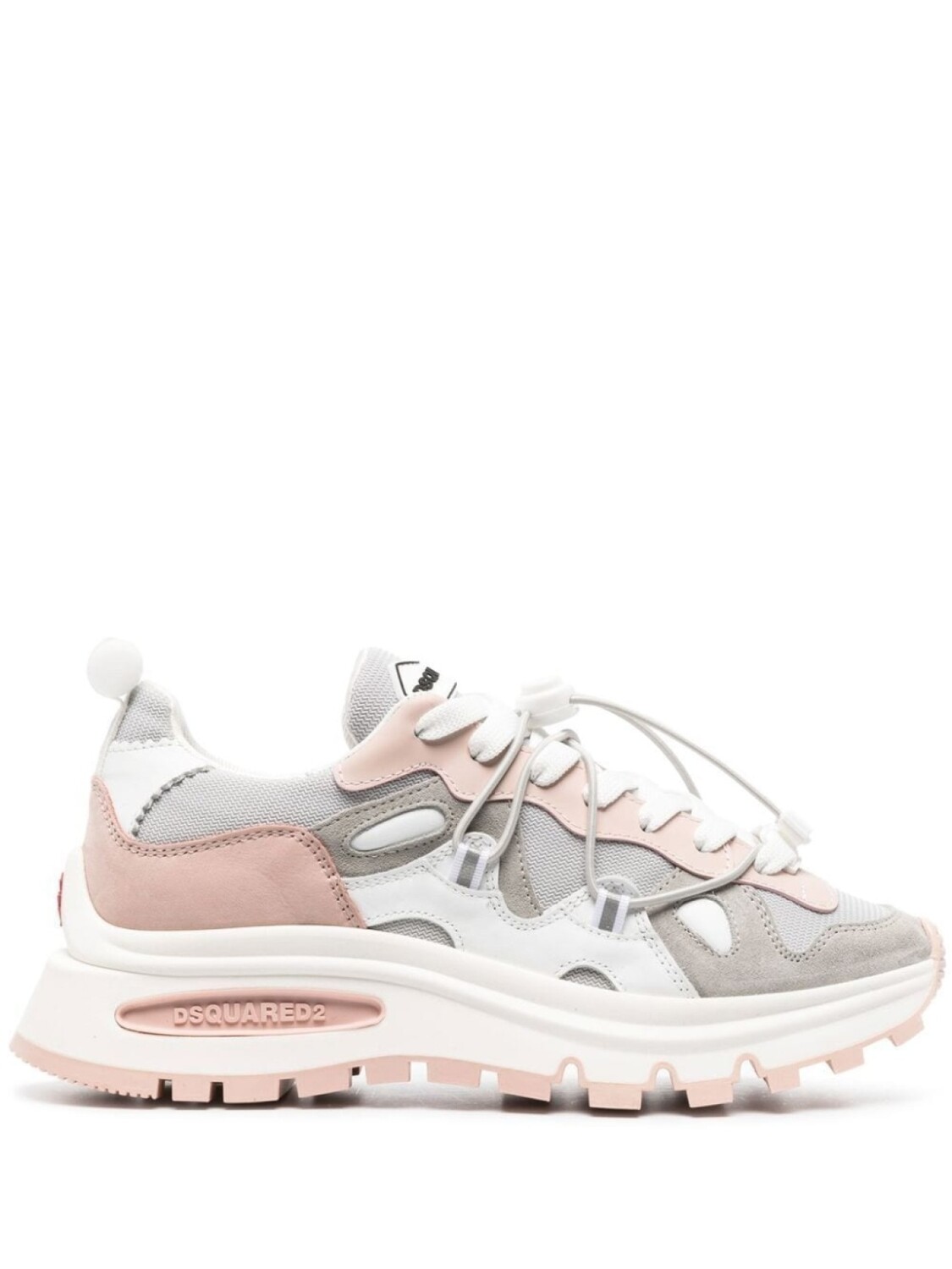 

Кроссовки Dsquared2 Run DS2, белый/светло-розовый/серый