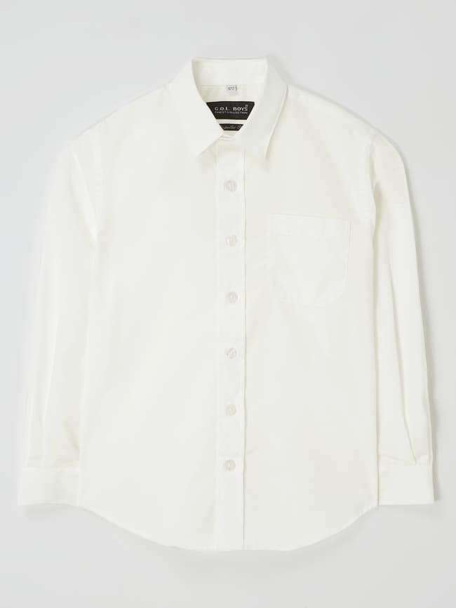 Рубашка из смесового хлопка G.O.L., белый цена и фото