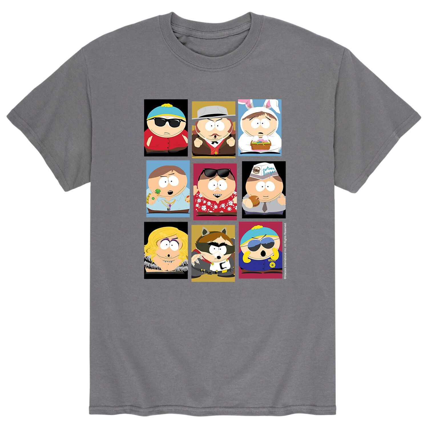 

Мужская футболка South Park Faces Of Cartman Licensed Character