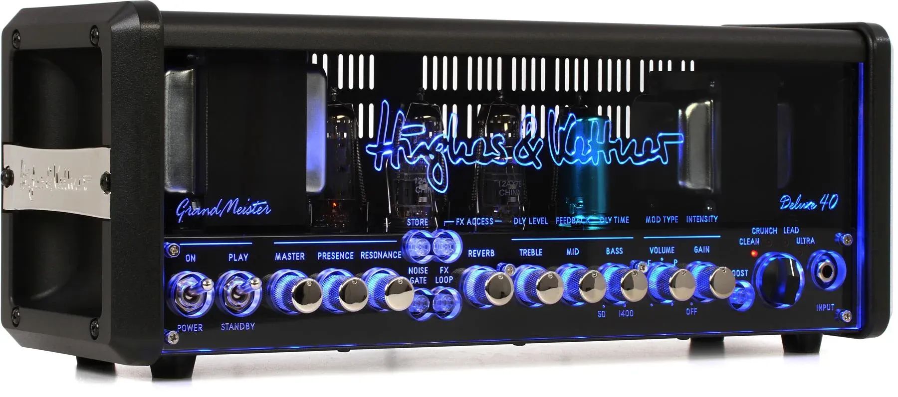 

Hughes & Kettner GrandMeister Deluxe 40 — программируемая ламповая головка мощностью 40/20/5/1 Вт