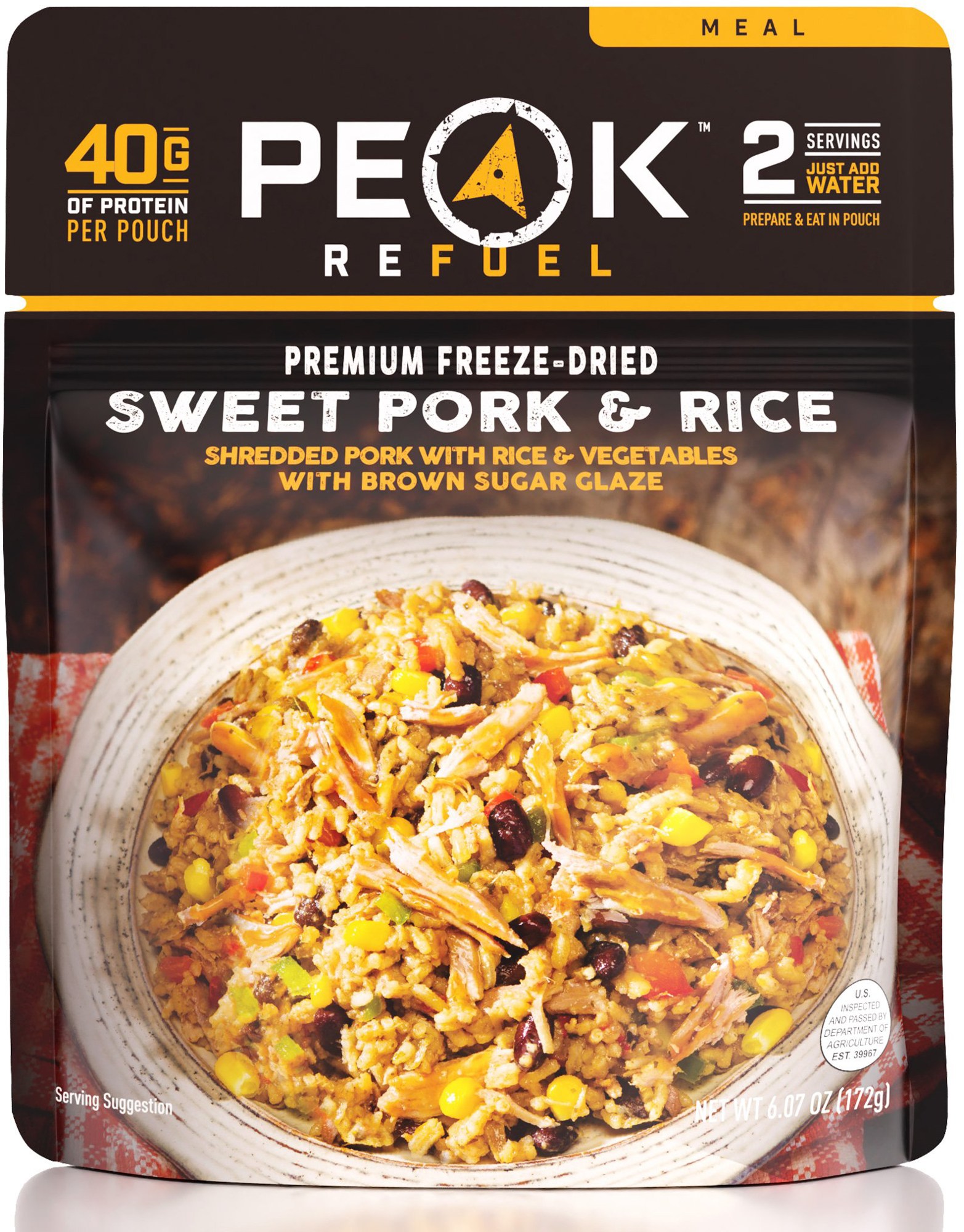 Сладкая свинина и рис — 2 порции PEAK REFUEL