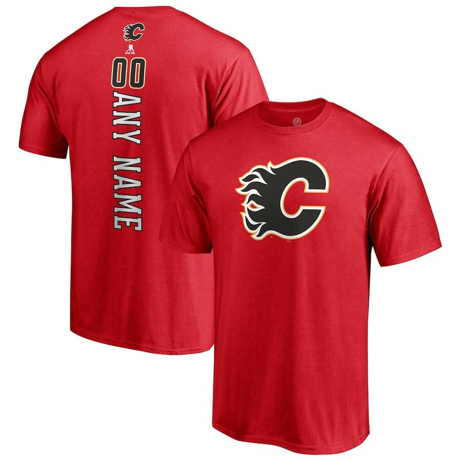 

Футболка с коротким рукавом Fanatics Branded Calgary Flames, красный