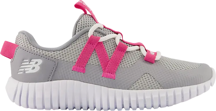 

Кроссовки Playgruv v2 Bungee Little Kid Wide 'Grey Hi-Pink', серый