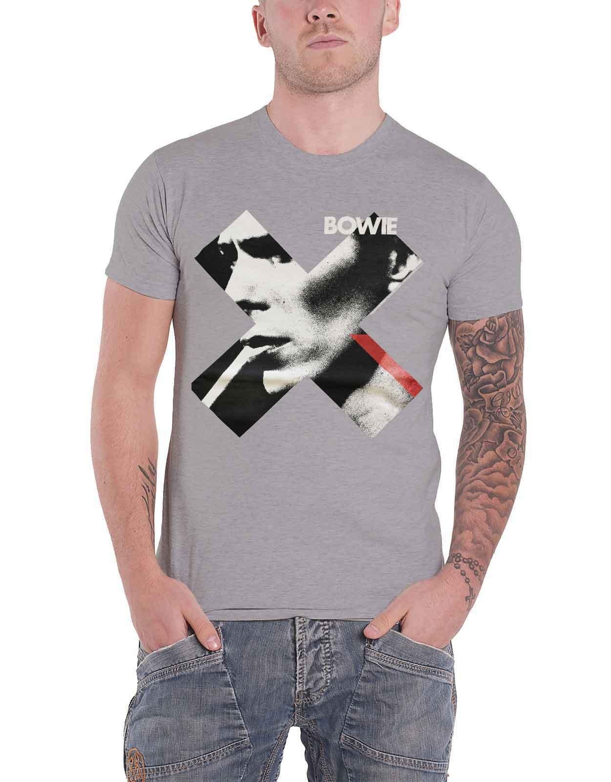 Футболка с портретом для курящих David Bowie, серый стивен хёрд усоногий рак чарльза дарвина и паук дэвида боуи как научные названия воспевают героев авантюристов и негодяев