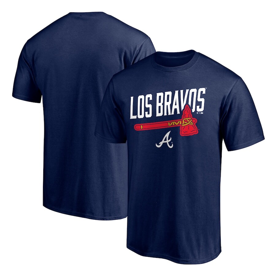 

Футболка с коротким рукавом Fanatics Branded Atlanta Braves, нави