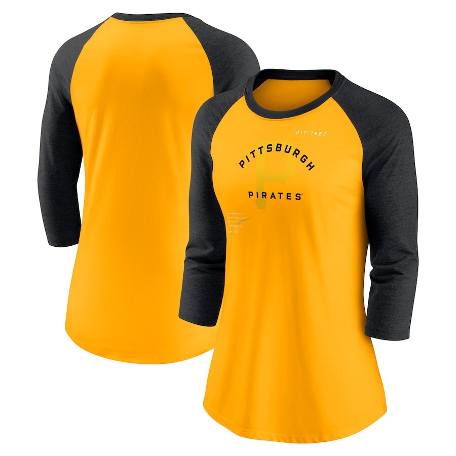 

Футболка с длинным рукавом Nike Pittsburgh Pirates, золотой