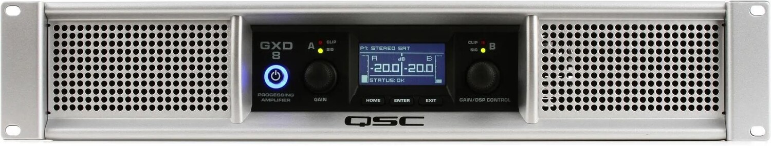 

QSC GXD 8 1200 Вт 2-канальный усилитель мощности