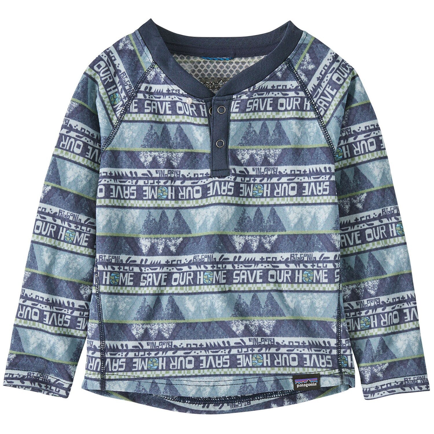 

Топ Patagonia Capilene Midweight, цвет Home: Dolomite Blue