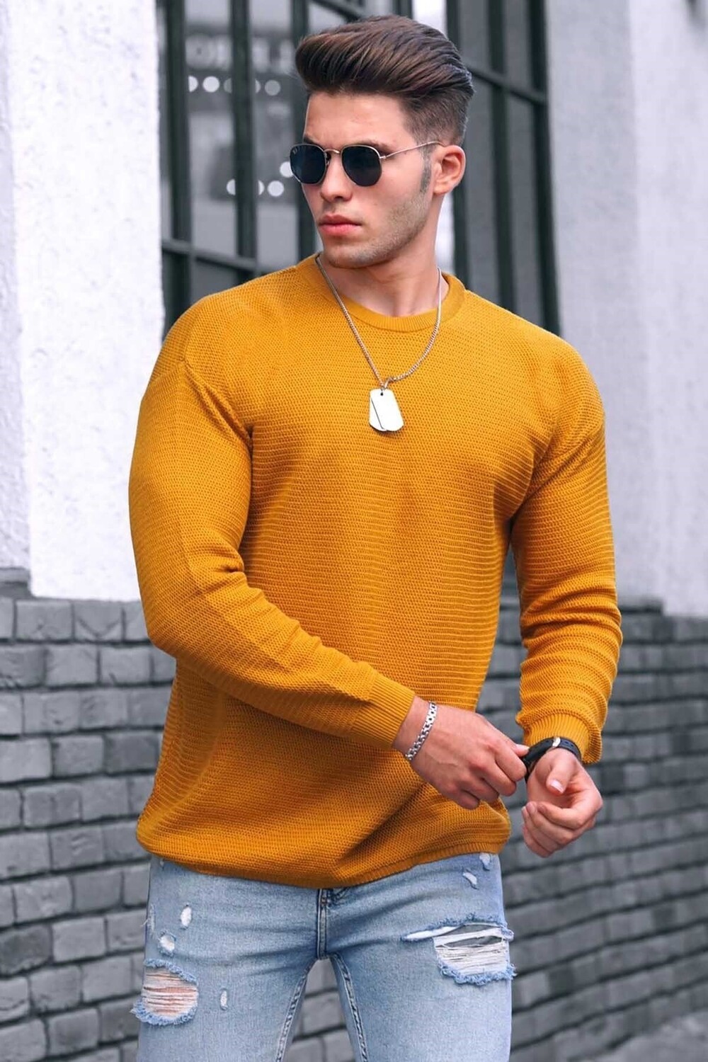 

Свитер Madmext, оранжевый